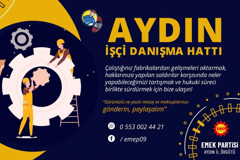 Emek Partisi Aydın il örgütü işçi dayanışma hattı görseli