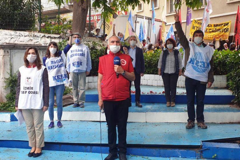 İzmir Emek ve Demokrasi Güçleri 1 Mayıs’ı kutladı: Yeni bir toplumsal düzen istiyoruz