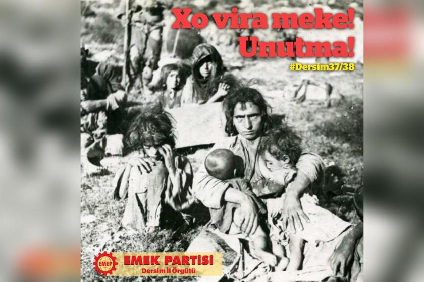 EMEP Dersim İl Örgütü: Emperyalist ülkeler bugün de raporla katliamlar yapıyor