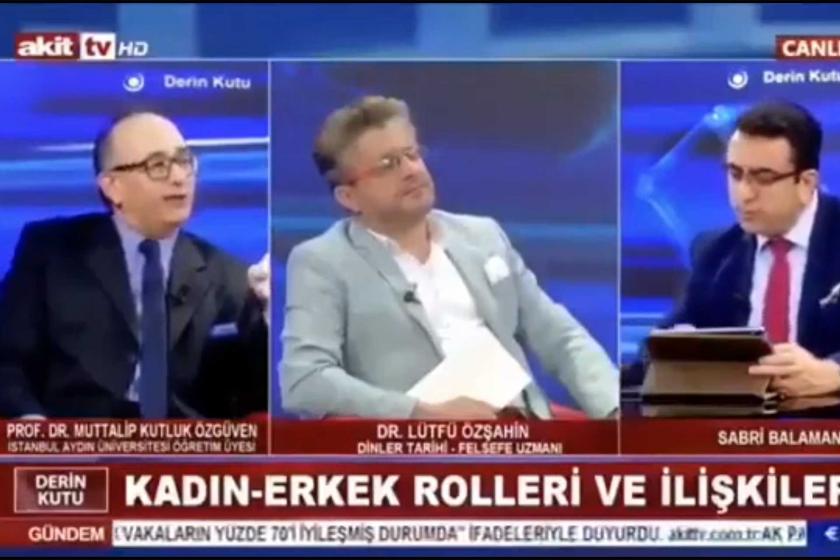 Prof. Dr. Muttalip Kutluk Özgüven, Akit TV'deki Derin Kutu programında çocuk istismarını meşrulaştırmaya çalışırken