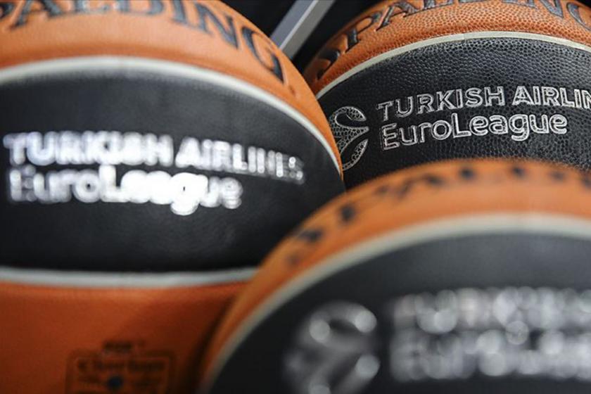 Turkish Airlines Euroleague yazılı basket topları