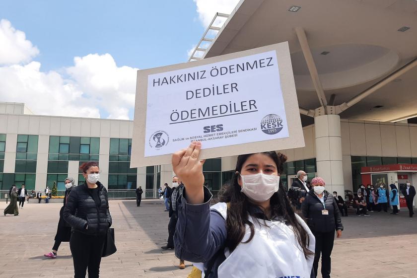 Hakkınız ödenmez dediler ödemediler dövizi ve onu tutan sağlıkçı