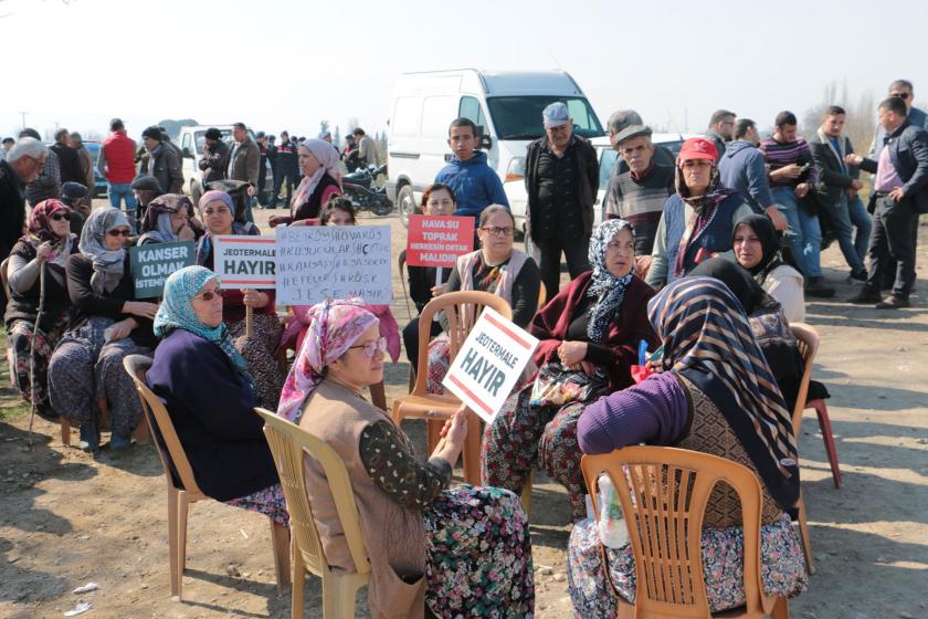 Yapılmak istenen JES'e karşı köylüler mücadele ediyor.