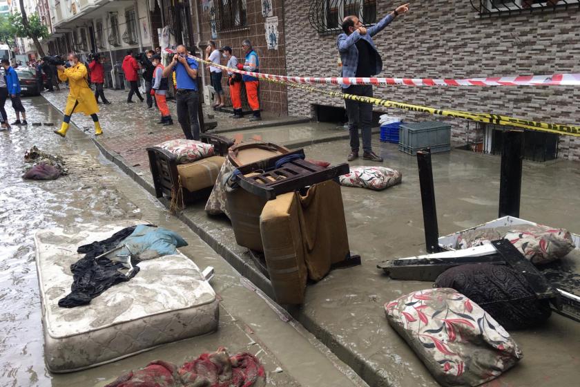 Esenyurt'ta yağış sonrası meydana gelen selde 1 kişi hayatını kaybetti