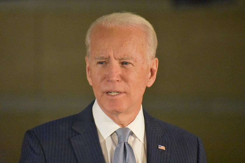 ABD'nin eski Başkan Yardımcısı Joe Biden, Philadelphia'daki Ulusal Anayasa Merkezi düzenlenen basın toplantısında konuştu.