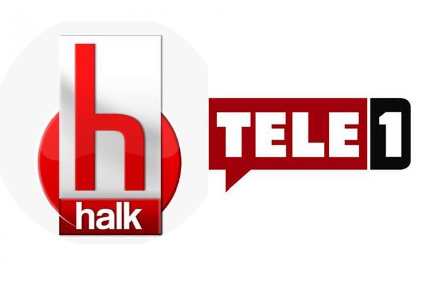 Halk Tv ve TELE 1 logosu