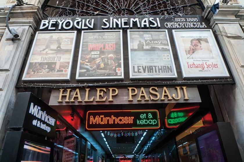 Beyoğlu, halep, sineması tabelası