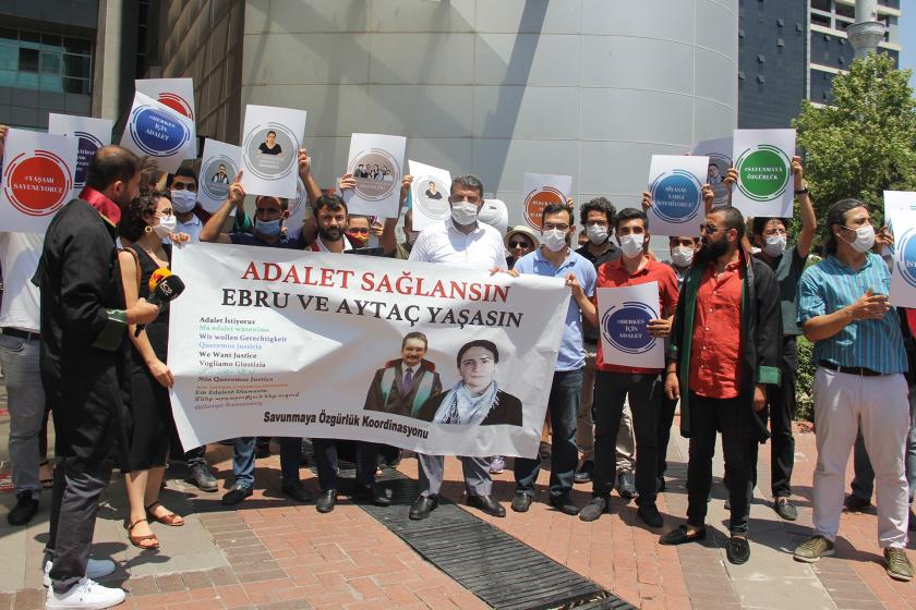 Ebru Timtik ve Aytaç Ünsal için "adalet" talebi