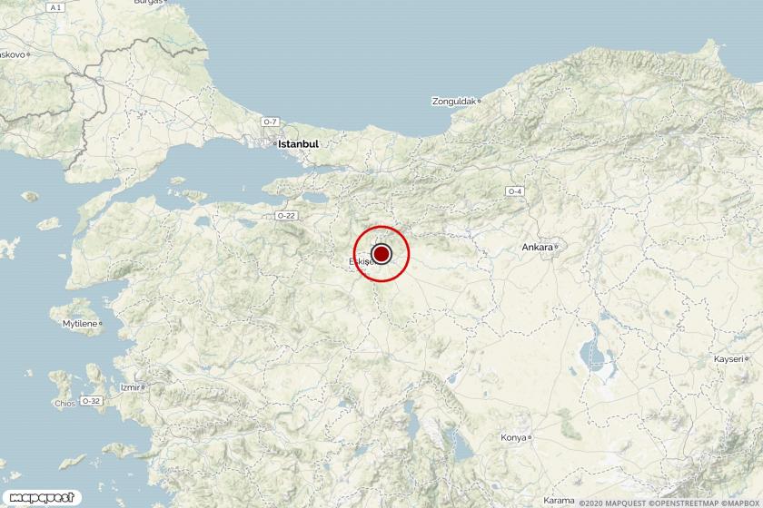 Eskişehir'de 4.1 büyüklüğünde deprem