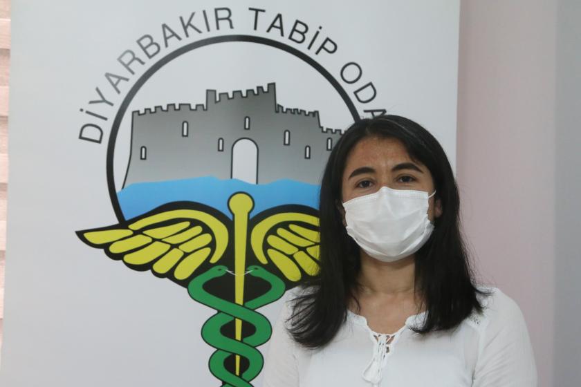 Diyarbakır Tabip Odası Başkanı Elif Turan.