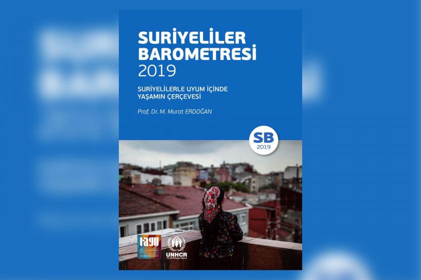 Suriyeliler Barometresi 2019 raporunun kapağı