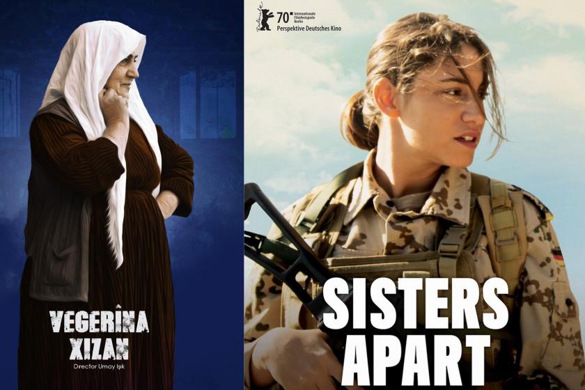 Berlin Kürt Film Festivalinde gösterilecek iki filmin afişi 