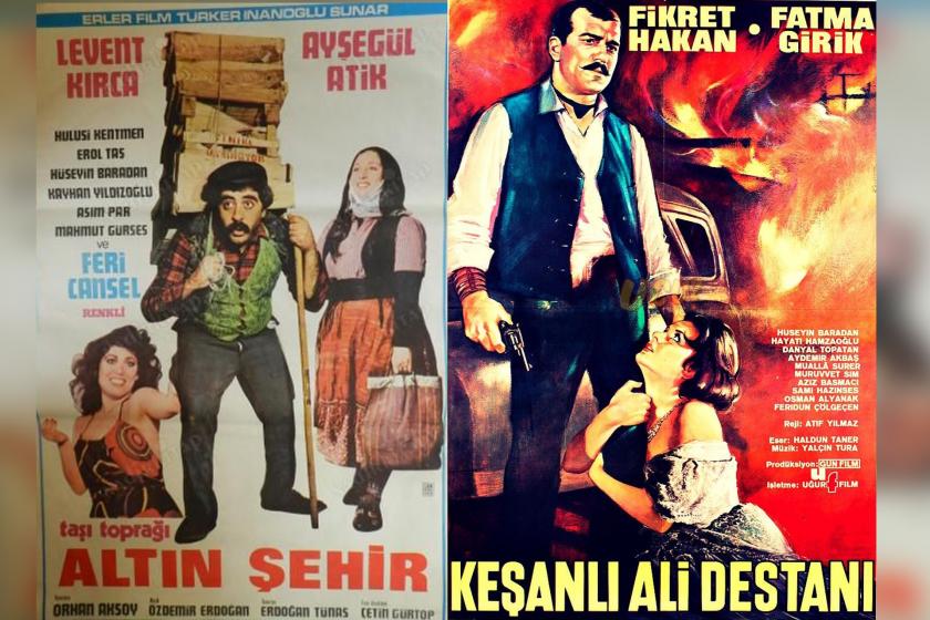 Altın Şehir ve Keşanlı Ali Destanı film afişleri