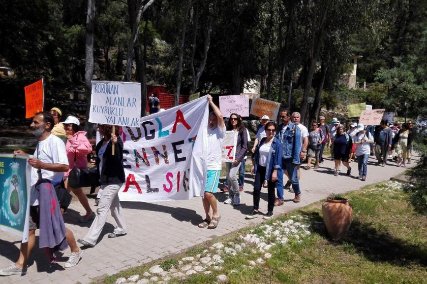 Muğla'da çevre eylemi