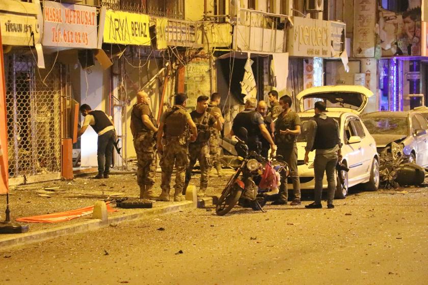 Hatay'da patlamanın olduğu yer