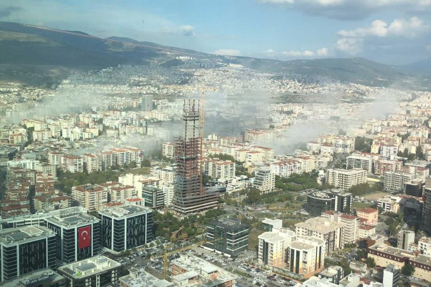 İzmir'in Seferihisar ilçesi kuşbakışı