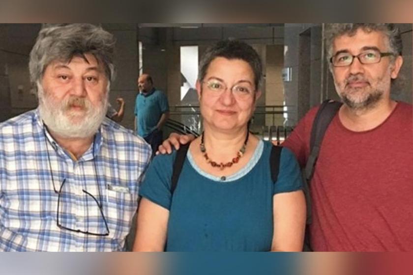 (Soldan sağa) Ahmet Nesin, Şebnem Korur Fincancı ve Erol Önderoğlu