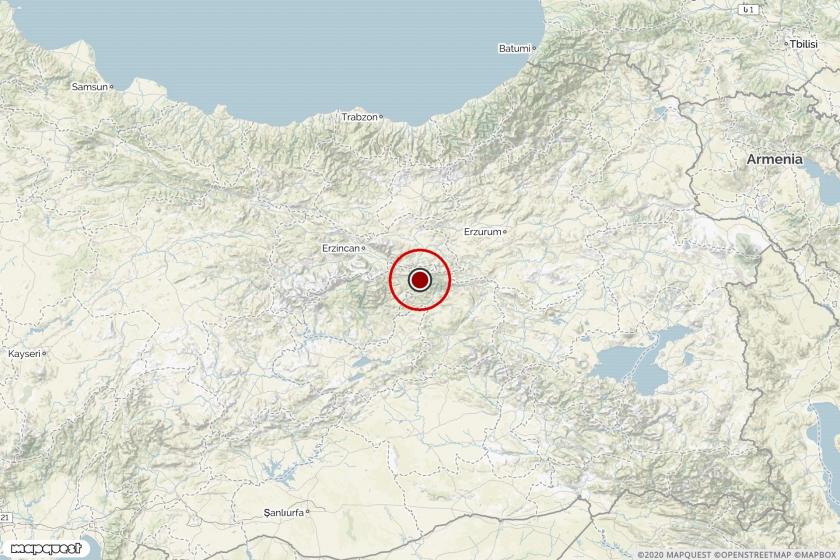 Dersim’de 4,1 büyüklüğünde deprem