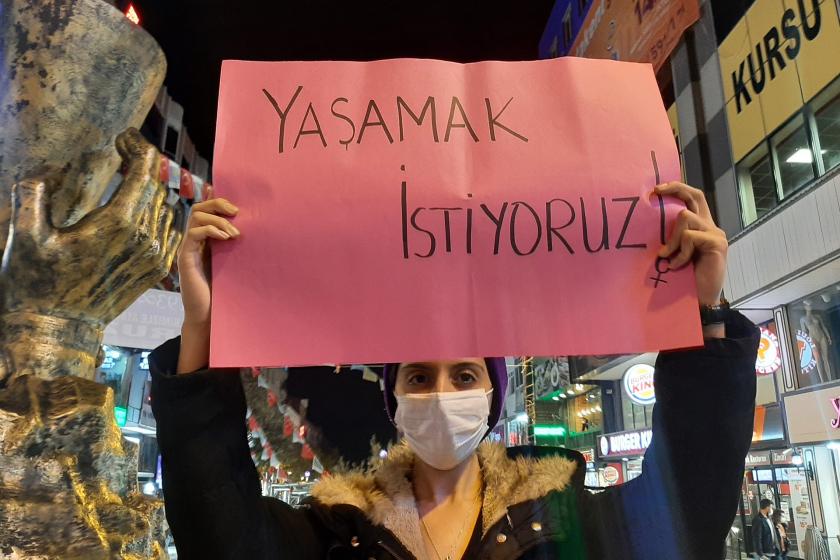 Avcılar Kadın Platformu, 25 Kasım'da Kadıköy'de geçekleştirilecek eyleme çağrı yaptı.