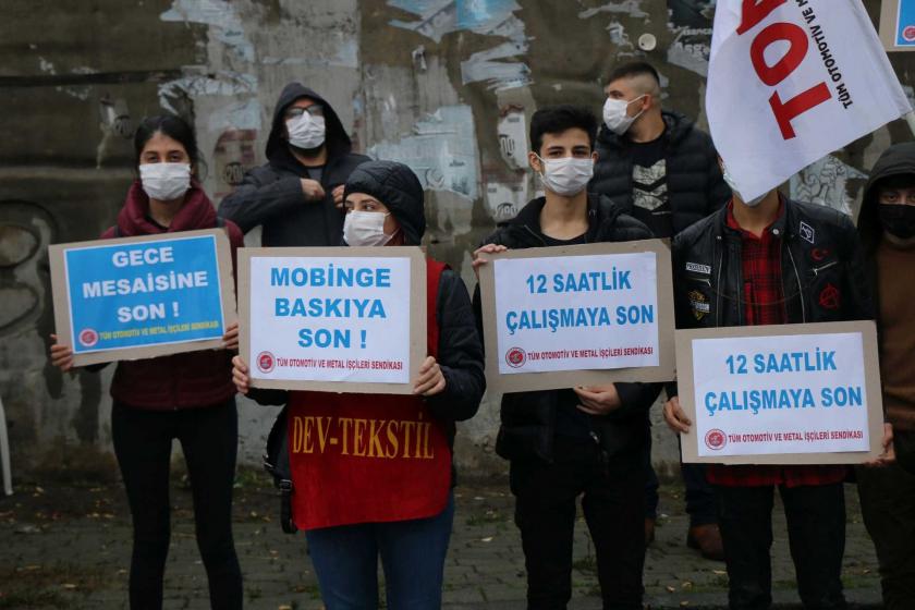 Ücretsiz izne zorlanan Sinbo işçileri ‘direniş çadırı’ kurdu