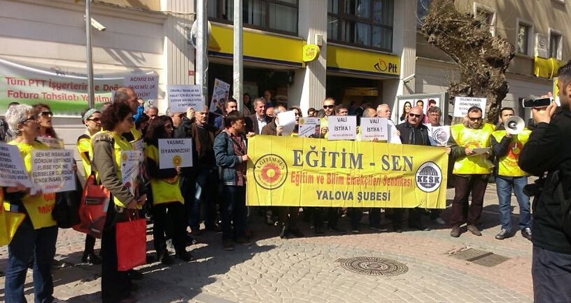 Yalova valisinin istifası için faks eylemi başlatıldı