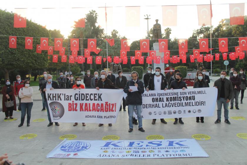 KESK Adana Şubeler Platformu: Yargı, görevini OHAL Komisyonu’na bırakamaz
