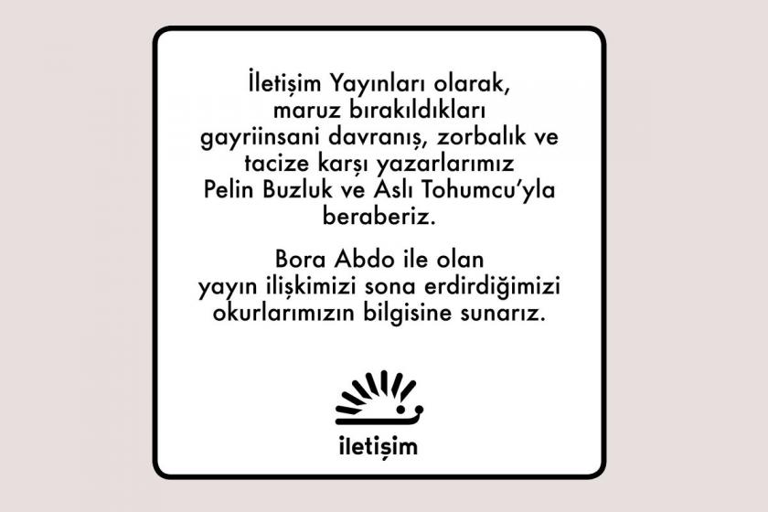 İletişim Yayınlarının paylaştığı açıklama görseli.