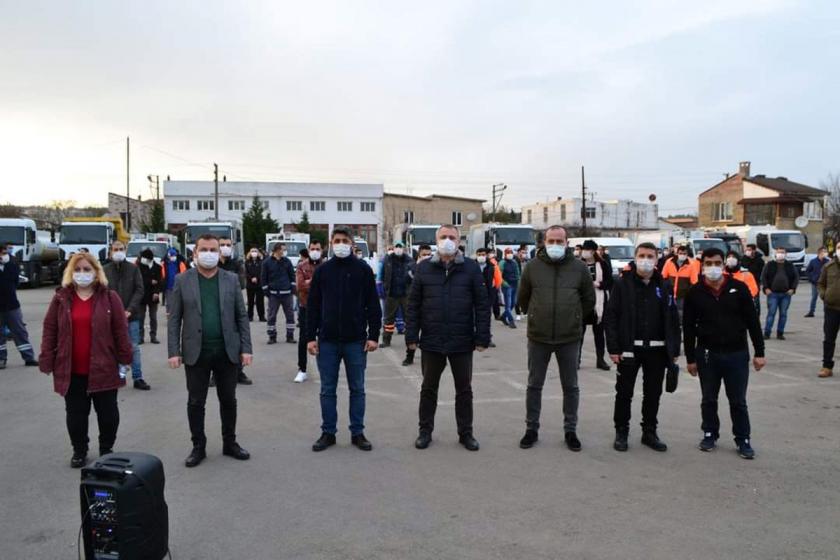 Lüleburgaz Belediyesinde işçiler TİS hakları için eylemlere başlıyor