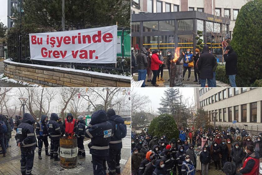 Kadıköy Belediyesinde işçiler greve çıktı