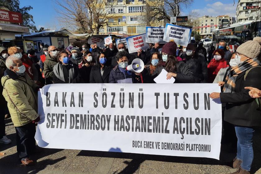 Buca halkı hastanesini istiyor: Bakan sözünü tutsun