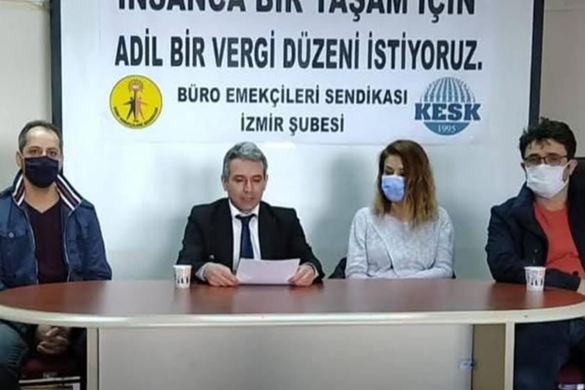 BES İzmir Şubesi vergi adaletsizliğine karşı imza kampanyası başlattı