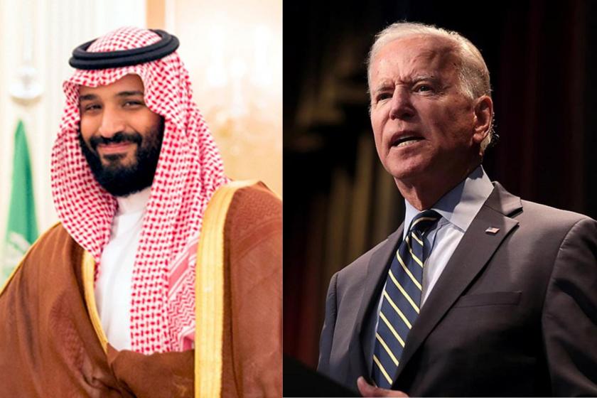 Muhammed bin Selman (solda) | Joe Biden (sağda)