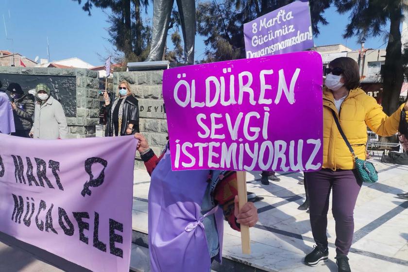 'Öldüren sevgi istemiyoruz' dövizi