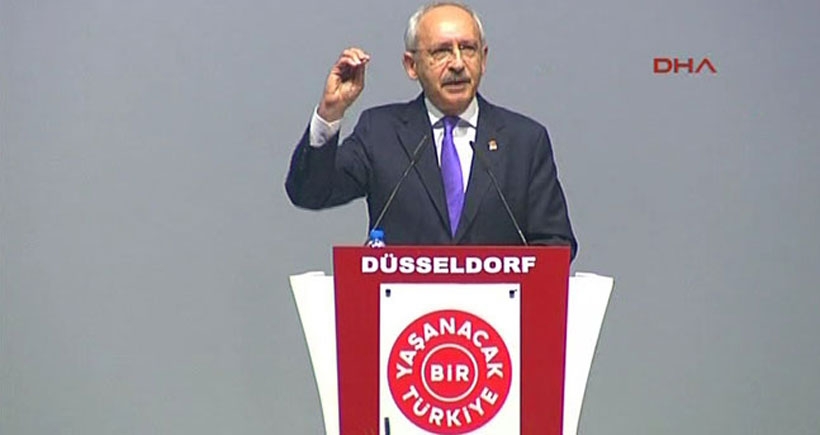 Kılıçdaroğlu Almanya'da oy istedi