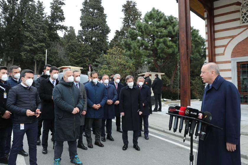 Erdoğan cuma namazı sonrası açıklama yaptı