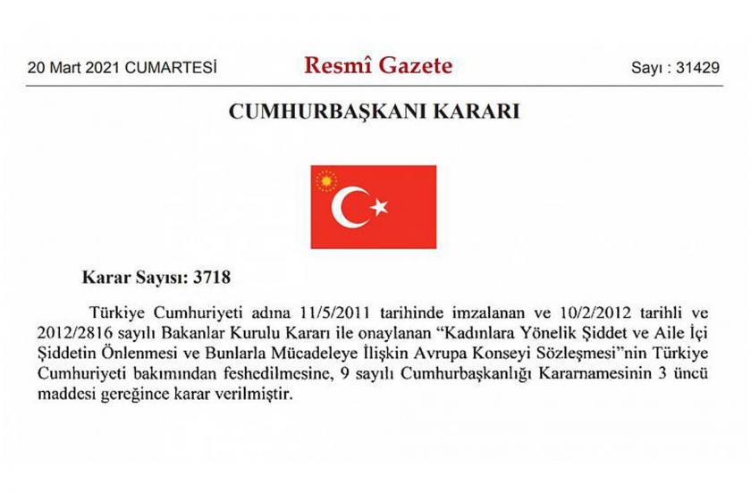 İzmir Barosu: İstanbul Sözleşmesi ancak kanunla kaldırılır