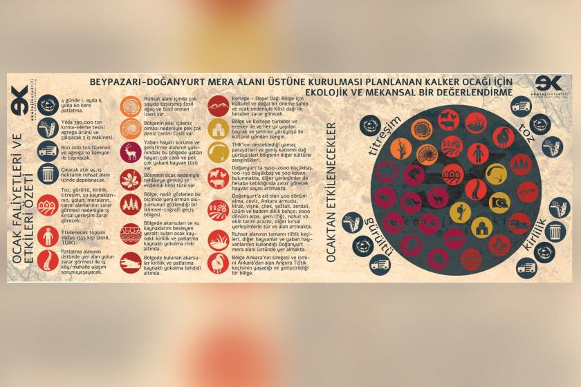 Ekoloji Kolektifi'nin raporunda yer alan bir infografik.