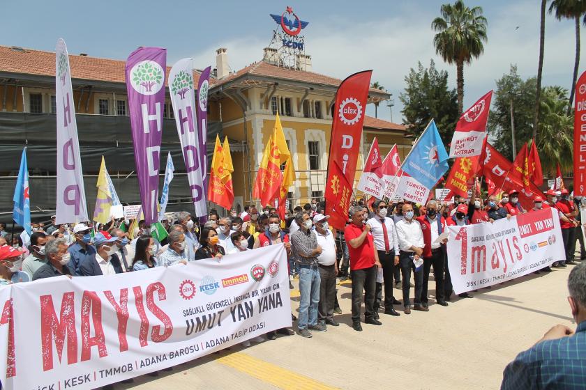 Adana'da 1 Mayıs kutlaması