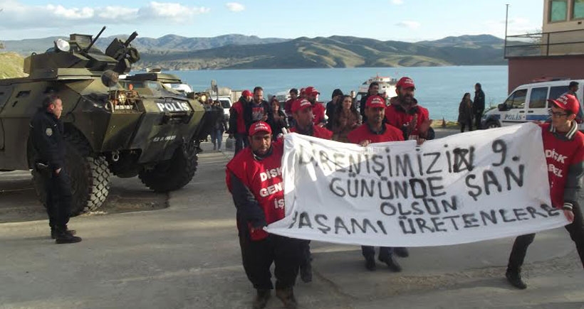 Pertek’te işçiler hukuk mücadelesini kazandı