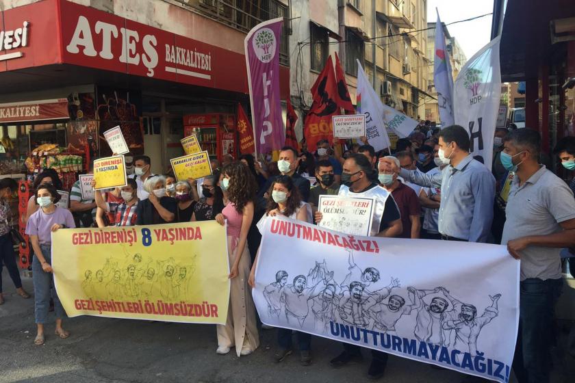 Gezi direnişinin 8'inci yıl dönümünde Antakya'da anma etkinliği yapıldı