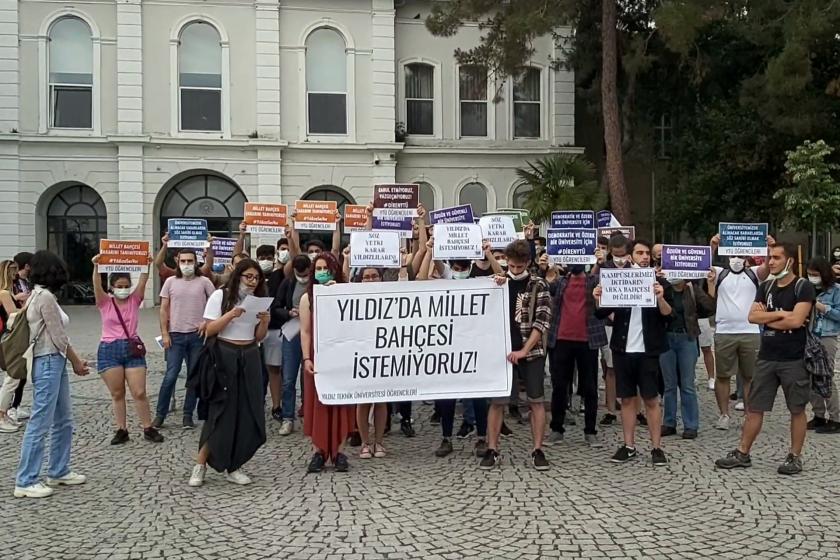 YTÜ öğrencilerinin Millet Bahçesi açıklaması