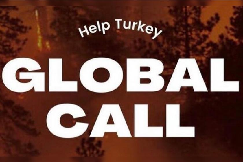 'Help Turkey Global Call' kampanyasının görseli