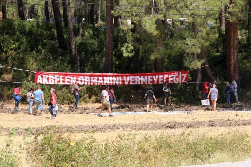 Akbelen ormanı için direnen İkizköylüler