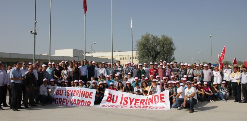 Dr. Oetker işçileri greve çıktı