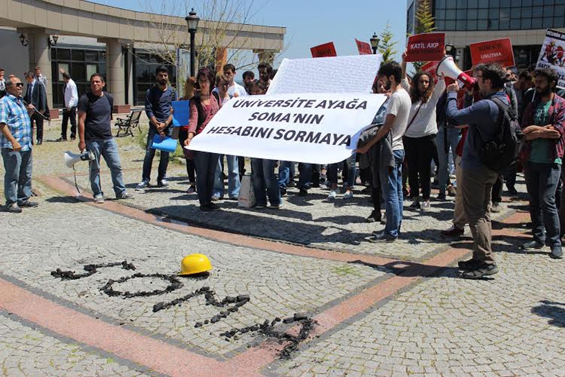 KOÜ öğrencileri: Soma'da gerçekleştirilen katliamın hesabını soracağız