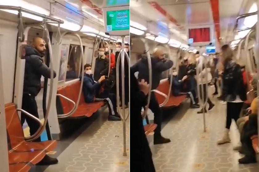 Kadıköy-Tavşantepe metrosunda eli bıçaklı erkek, kadına saldırdı