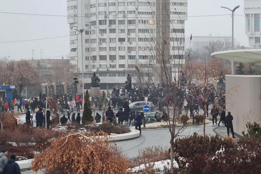 Kazakistan'da halk protestoları