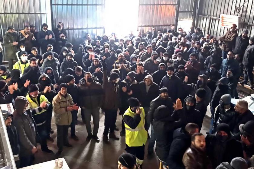 Divriği'de üretimi durduran maden işçileri "Direnişe devam" dedi