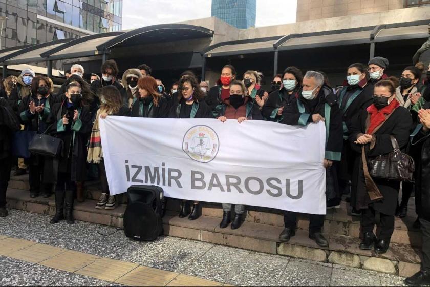 İzmir Barosu basın açıklaması