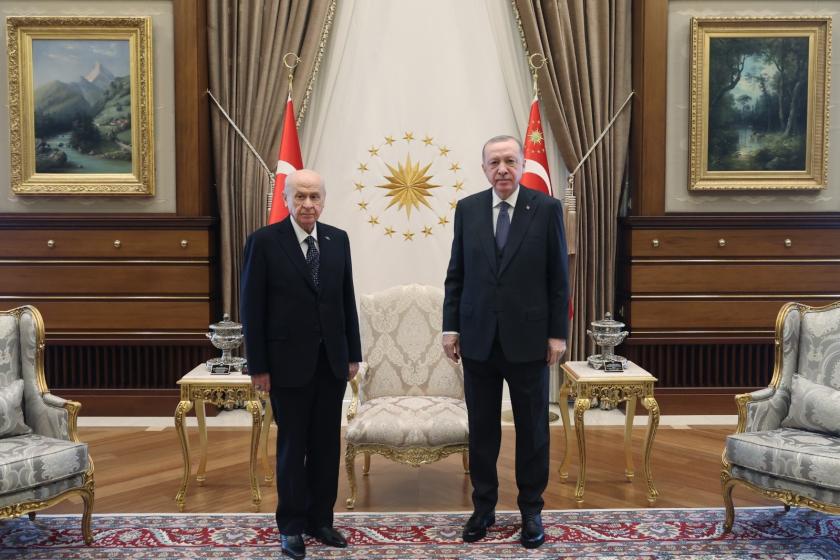 Devlet Bahçeli ve Tayyip Erdoğan